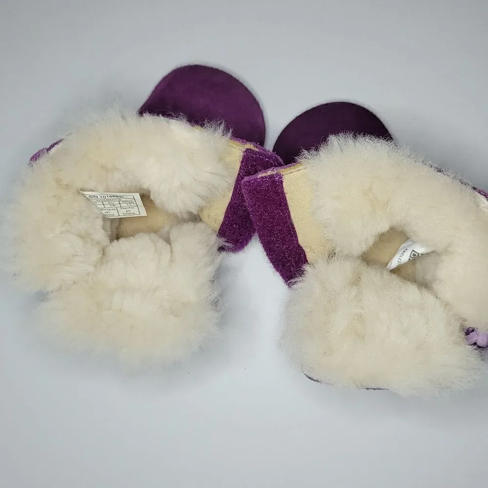 UGG® Mocassin Purple Boy Girl Bootie 6-12 Months